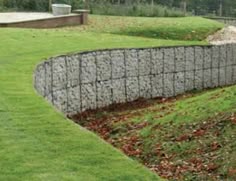 gabions examples | Gabion Retaining Wall Blocks Simple Low Cost Stone Retaining Walls
