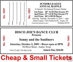 raffle tickets raffle ticket ideas