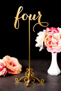 60 Wedding Finds From Etsy Artists We Love French Cake Table Glamorous Gold Wedding Table Numbers By Better Off Wed On Etsy Www Betteroffwed
