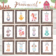 Striped Pink Pig Cross Stitch Pattern Needlepoint Embroidery Baby Nursery Cute Zoo Print DIY Art Decor Shower Gift Modern Kids Animal