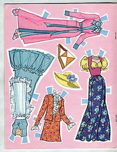 VINTAGE 1975 BARBIE /& FrancIe PAPER DOLL ~WHITMAN~RARE UNCUT LASER REPRODUCTION