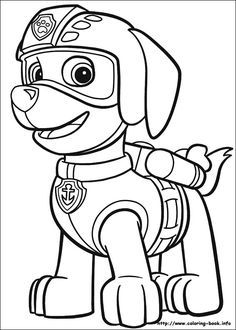 Paw Patrol Coloring Picture Paw Patrol Coloring Picture