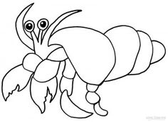 Sebastian the Crab Coloring Pages | Sea and Ocean Animals Coloring ... Sebastian the Crab Coloring Pages | Sea and Ocean Animals Coloring ...
