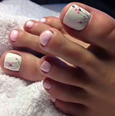 Маникюр - дизайн ногтей Nail Designs, Nail Art Designs, Uñas Decoradas, Nails Inspiration, Pedicure Nails, Pedicure Designs, Pedicure Nail Art, Cute Nails, Nail Colors