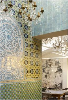 538 Best Decor Tiles Images In 2018 Mosaic Roof Vintage Chic Decoración Para Tu Casa Home Decor Un Salón De Té Muy Especial A Very Special Tea