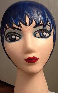 Gjyia Female Foam Wig Hair Hat Glasses Display Mannequin Manikin Styrofoam Head Model Gjyia Female Foam Wig Hair Hat Glasses Display Mannequin Manikin Styrofoam Head Model