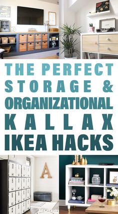 30+ Ikea hacks Kallax etc ideas | kallax, ikea, kallax ikea which color goes best with ikea expedit birch desk Google