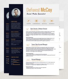 easy to customize free resume template give it your personal unique touch change