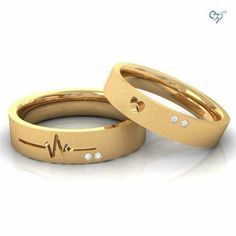 This Gold Ring With Name Is Unique Indian Style For Wedding Anillos Para Novia Ring Earrings Designs Wedding Rings Matching Bands