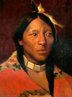 E Taos Tribe Images of Americana: Elk-Foot Fine Art Print Couse