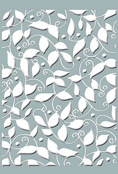 Ultimate Crafts Folders Sakura Snowfall Flowers Embossing Folder