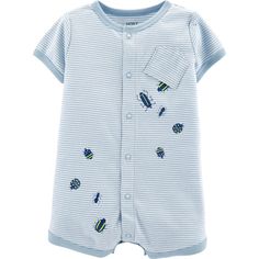 Unisex Baby Crew Neck Long-Sleeve Pure Color Onesie Baby Shark Easter Egg Crawling Suit