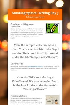 Autobiographical essay writing prompts
