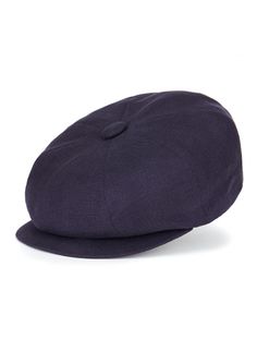 Pure 100/% Linen Flat Cap /'Snoop/' Striped Summer Cap Fully Lined