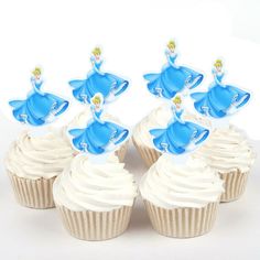 Trolls Cupcake Decorating Set of 12pcs Toppers //Picks And 12pcs Wrappers