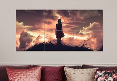 THE HOBBIT LORD OF THE RINGS MIDDLE-EARTH wall-clock 18x24cm