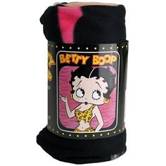Betty Boop Biker Betty Fleece Throw Blanket 50/" x 60/"