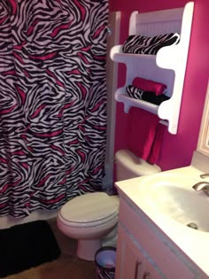 Zebra Bathroom Pinterest Pink Zebra