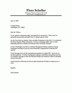 example of good cover letter