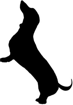 printable dachshund outline template from printabletreats com