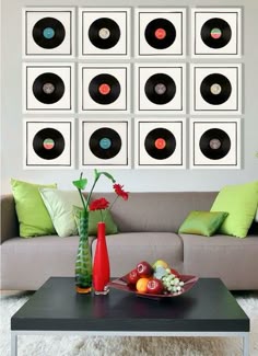 How To Make Personalized Stools Add Pop Plain Wooden With Vinyl Records Framed