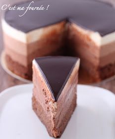 L\u0027entremets trois chocolats de Valrhona
