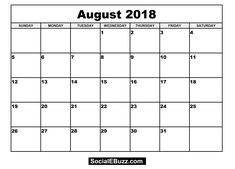 august 2018 calendar pdf
