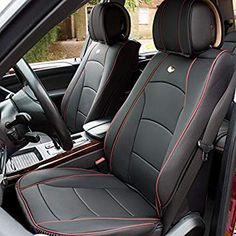 Car Seat Covers For SUV Van Neoprene Universal Fitment Black w// Dash Mat