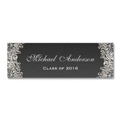 make your own graduation name cards