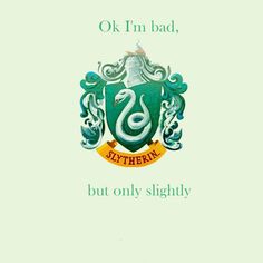 SLYTHERIN House Rules For Life