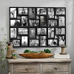 bennet collage frame black