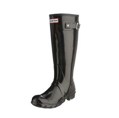Niños Negro Punto en Splash Wellingtons