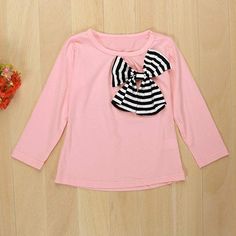 B/éb/é Surv/êtement Ensemble,Posional 2PCs Enfants Garcons Fille Sweat-Shirt Nouveau-n/é Manches Longues Rayure Cartoon Ours Animaux Imprim/ée Manteaux V/êtements Combinaisons Haut+Pantalons