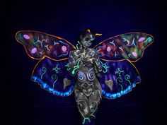 24 Blacklight Bodypaint ideas | body painting, body painting artists