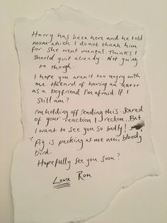 rons letter to hermione ron and hermione pinterest hermione letter to hermione