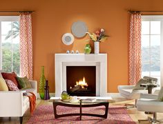 Warm Orange Paint Colors orange and yellow bring feelings of warmth and energy into a room Warm Orange Paint Colors orange and yellow bring feelings of warmth and energy into a room