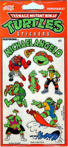 Teenage Mutant Ninja Turtles Stickers 4x6'' 10x15cm Teenage Mutant Ninja Turtles Stickers 4x6'' 10x15cm