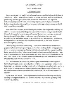 Biographical dissertation