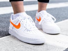 air force one bleu et orange femme air force one bleu et orange femme