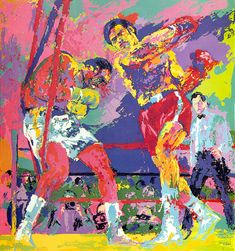 Modern Art Print LeRoy Neiman Amphitheatre At Riviera Wall Decor on Canvas 24x30