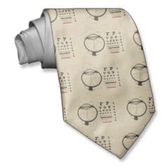 Eye Doctor Mens Neck Tie Optometrist Blue Necktie Opthomologist Eyeglasses New