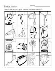 Worksheet Light Energy Worksheets For Kids lots of energy worksheet printables free worksheets and booklets
