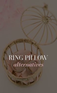 39 Best Ring Pillow Alternatives Images In 2018 Ring Pillow Alternatives Rings Cool Favors Alternative Wedding Decorations