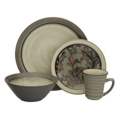 Sango 40-piece Bistro Black Stoneware Dinnerware Set | Overstock.com ... Sango 40-piece Bistro Black Stoneware Dinnerware Set | Overstock.com ...