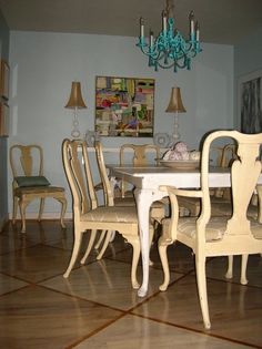 white distressed dining table | Living / Dining | Pinterest ... white distressed dining table | Living / Dining | Pinterest ...