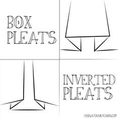 How To Make A Box Pleat Or Inverted Sew4home See Also How To Make Box And Inverted Pleats Tutorial