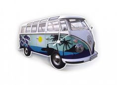 BRISA VW Collection VW T1 Bus Printed Napkins Parade