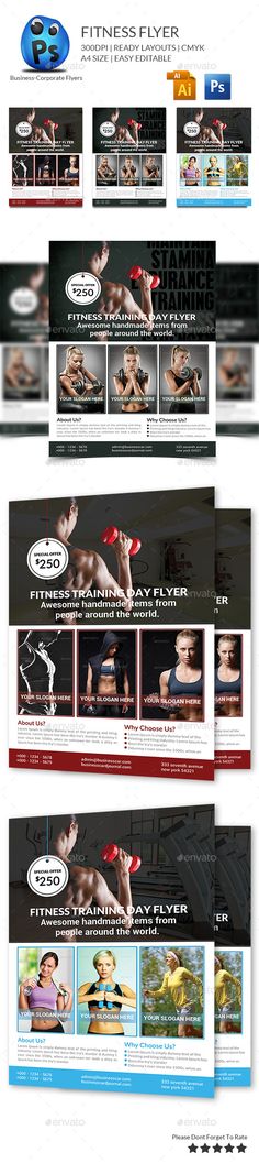 Fitness Flyer Template Flyer template, Template and Fonts - fitness flyer Fitness Flyer Template Flyer template, Template and Fonts - fitness flyer