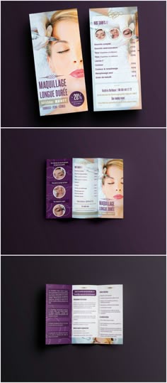 Beauty Trifolder Brochure #GraphicRiver Double sided trifolder Beauty Trifolder Brochure #GraphicRiver Double sided trifolder