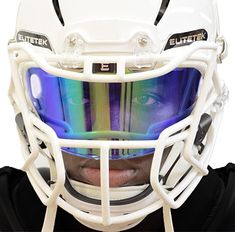 EliteTek Color Football & Lacrosse Eye-Shield Facemask Visor Fits Youth & Adult Helmets EliteTek Color Football & Lacrosse Eye-Shield Facemask Visor Fits Youth & Adult Helmets